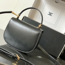 CELINE Mini Besace Triomphe Bag in Smooth Calf Leather 110412