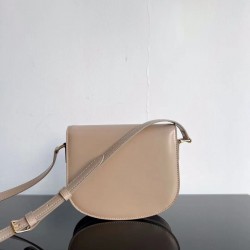 CELINE BESACE CLEA Shiny Cowhide Leather Handbag 110413