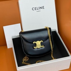 CELINE CHAIN BESACE CLEA IN SHINY CALFSKIN 110973