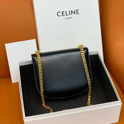 CELINE CHAIN BESACE CLEA IN SHINY CALFSKIN 110973