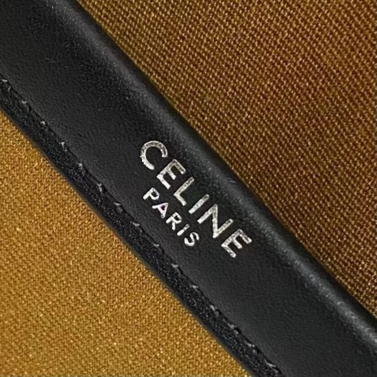 CELINE DUFFLE BAG IN TRIOMPHE CANVAS WITH CELINE PRINT 113852