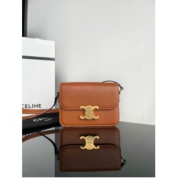 CELINE Leather Shoulder Bag 188423