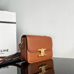 CELINE Leather Shoulder Bag 188423