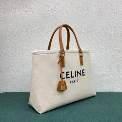 CELINE Cabas Woven Shoulder Bag 190062