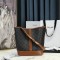 CELINE MEDIUM BUCKET IN TRIOMPHE CANVAS AND CALFSKIN 191132