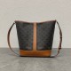 CELINE MEDIUM BUCKET IN TRIOMPHE CANVAS AND CALFSKIN 191132