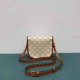 CELINE MEDIUM FOLCO BAG IN TRIOMPHE CANVAS AND CALFSKIN 191502