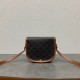 CELINE MEDIUM FOLCO BAG IN TRIOMPHE CANVAS AND CALFSKIN 191502