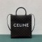 CELINE SMALL CABAS VERTICAL IN TRIOMPHE CANVAS AND CALFSKIN 191542