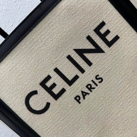 CELINE CABAS  Linen Shopping Bag 197532