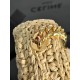 CELINE TRIOMPHE Plant Woven Chain Underarm Bag 197993