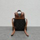 CELINE MINI BACKPACK FOLCO IN TRIOMPHE CANVAS AND CALFSKIN 197662