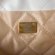 CHANEL 22 MINI HANDBAG Calfskin, Gold-Tone White AS3980