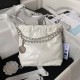 CHANEL 22 MINI HANDBAG Calfskin, Silver-Tone White AS3980