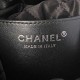 CHANEL 22 MINI HANDBAG Calfskin, Silver-Tone Black AS3980