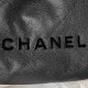 CHANEL 22 MINI HANDBAG Shiny Grained Calfskin, Gold-Tone & Lacquered Black AS3980