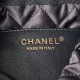 CHANEL 22 MINI HANDBAG Shiny Grained Calfskin, Gold-Tone & Lacquered Black AS3980