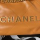 CHANEL 22 MINI HANDBAG Calfskin, Gold-Tone Camel  AS3980