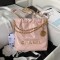 CHANEL 22 MINI HANDBAG Calfskin, Gold-Tone Pink AS3980