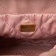 CHANEL 22 MINI HANDBAG Calfskin, Gold-Tone Pink AS3980