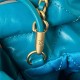 CHANEL 22 MINI HANDBAG Calfskin, Gold-Tone Drak Blue AS3980