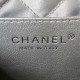 CHANEL 22 MINI HANDBAG Calfskin, Silver-Tone Silver AS3980