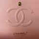 CHANEL CLASSIC FLAP HANDBAG Grained Calfskin & Gold-Tone Metal Pink A01112 