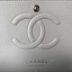 CHANEL CLASSIC FLAP HANDBAG Grained Calfskin & Silver-Tone Metal Grey A01112 