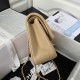 CHANEL CLASSIC FLAP HANDBAG Lambskin & Gold-Tone Metal Apricot A01112 