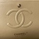 CHANEL CLASSIC FLAP HANDBAG Lambskin & Gold-Tone Metal Apricot A01112 