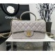 CHANEL MINI FLAP BAG WITH TOP HANDLE  AS2431 Grey