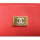 CHANEL MINI FLAP BAG WITH TOP HANDLE  AS2431 Red