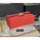 CHANEL MINI FLAP BAG WITH TOP HANDLE  AS2431 Red