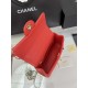 CHANEL MINI FLAP BAG WITH TOP HANDLE  AS2431 Red