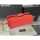 CHANEL MINI FLAP BAG WITH TOP HANDLE  AS2431 Red