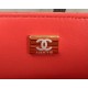 CHANEL MINI FLAP BAG WITH TOP HANDLE  AS2431 Red