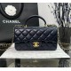 CHANEL MINI FLAP BAG WITH TOP HANDLE  AS2431 Blue