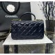 CHANEL MINI FLAP BAG WITH TOP HANDLE  AS2431 Blue