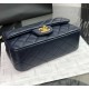 CHANEL MINI FLAP BAG WITH TOP HANDLE  AS2431 Blue