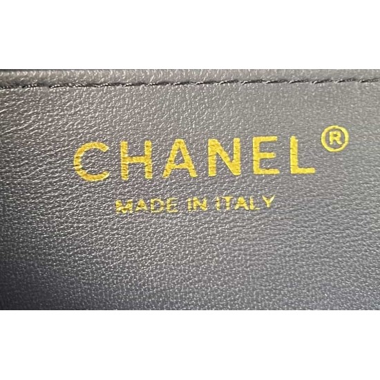 CHANEL MINI FLAP BAG WITH TOP HANDLE  AS2431 Blue