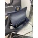 CHANEL MINI FLAP BAG WITH TOP HANDLE  AS2431 Blue