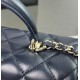 CHANEL MINI FLAP BAG WITH TOP HANDLE  AS2431 Blue