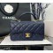 CHANEL MINI FLAP BAG WITH TOP HANDLE  AS2431 Blue