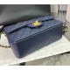 CHANEL MINI FLAP BAG WITH TOP HANDLE  AS2431 Blue