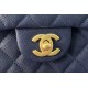 CHANEL MINI FLAP BAG WITH TOP HANDLE  AS2431 Blue