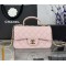 CHANEL MINI FLAP BAG WITH TOP HANDLE  AS2431 Pink