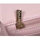 CHANEL MINI FLAP BAG WITH TOP HANDLE  AS2431 Pink