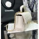 CHANEL MINI FLAP BAG WITH TOP HANDLE  AS2431 White