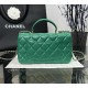 CHANEL MINI FLAP BAG WITH TOP HANDLE  AS2431 Green