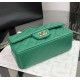 CHANEL MINI FLAP BAG WITH TOP HANDLE  AS2431 Green